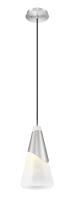 One Light Pendant by Z-Lite - Aimie Collection, Brushed Nickel Finish - 828P7-BN