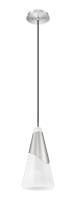 One Light Pendant by Z-Lite - Aimie Collection, Brushed Nickel Finish - 828P7-BN