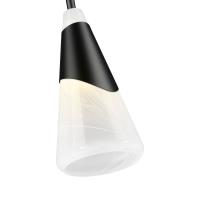 One Light Pendant by Z-Lite - Aimie Collection, Matte Black Finish - 828P7-ROD-MB