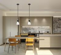 One Light Pendant by Z-Lite - Aimie Collection, Matte Black Finish - 828P7-ROD-MB