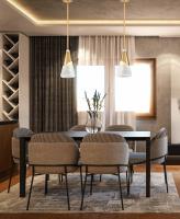 One Light Pendant by Z-Lite - Aimie Collection, Modern Gold Finish - 828P7-ROD-MGLD