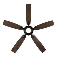52"Ceiling Fan by Minka Aire - Dyno Collection, Coal Black Finish - F1000-CL/DTW