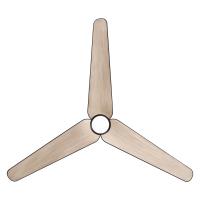 56"Ceiling Fan by Minka Aire - Tempri Collection, Coal Black Finish - F669L-CL/ASW