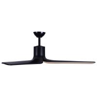 56"Ceiling Fan by Minka Aire - Tempri Collection, Coal Black Finish - F669L-CL/ASW