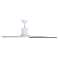 56"Ceiling Fan by Minka Aire - Tempri Collection, Flat White Finish - F669L-WHF/AO