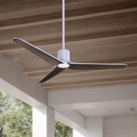 56"Ceiling Fan by Minka Aire - Tempri Collection, Flat White Finish - F669L-WHF/AO