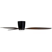 52"Ceiling Fan by Minka Aire - Ventiara Collection, Coal Black Finish - F694L-CL/DK