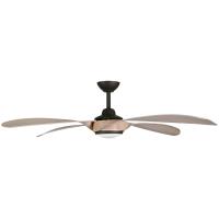 60"Ceiling Fan by Minka Aire - Mortyn Collection, Dark Bronze Finish - F698L-DB/ASW