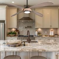 60"Ceiling Fan by Minka Aire - Mortyn Collection, Dark Bronze Finish - F698L-DB/ASW