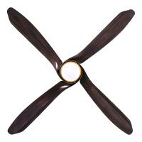 60"Ceiling Fan by Minka Aire - Mortyn Collection, Legacy Brass Finish - F698L-LBR/DO