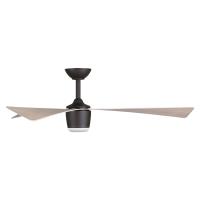 52"Ceiling Fan by Minka Aire - Elavan Collection, Dark Bronze Finish - F744L-DB/ASW