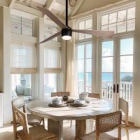 52"Ceiling Fan by Minka Aire - Elavan Collection, Dark Bronze Finish - F744L-DB/ASW