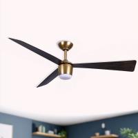 52"Ceiling Fan by Minka Aire - Elavan Collection, Legacy Brass Finish - F744L-LBR/DO