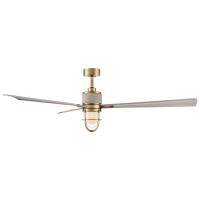 65"Ceiling Fan by Minka Aire - Nauticus Collection, Legacy Brass Finish - F768L-LBR/WCD
