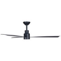 52"Ceiling Fan by Minka Aire - Simple Collection, Coal Black Finish - F787L-CL