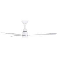 52"Ceiling Fan by Minka Aire - Simple Collection, Flat White Finish - F787L-WHF