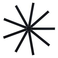 72"Ceiling Fan by Minka Aire - Xtreme Collection, Coal Black Finish - F887-72-CL