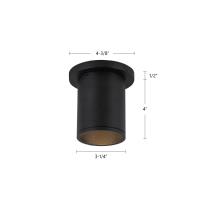 LED Ceiling Mount by Kuzco Lighting - Lorna Collection, Black Finish - LD3-SM04W10-3036-BK-UNV-010