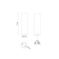 LED Flush Mount by Kuzco Lighting - Lorna Collection, White Finish - LD3-FM12W18-3036-WH-UNV-010