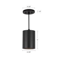 LED Pendant by Kuzco Lighting - Lorna Collection, Black Finish - LD4-PD06W18-3036-BK-UNV-010
