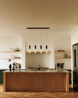 LED Pendant by Kuzco Lighting - Lena Collection, Black Finish - MP21703BK-04