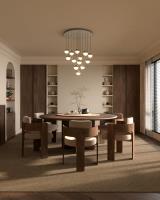LED Pendant by Kuzco Lighting - Pluto Collection, Chrome Finish - MP402801CH-13