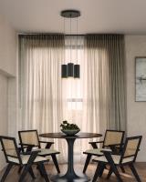 LED Pendant by Kuzco Lighting - Cameo Collection, Black Finish - MP401431BK-03