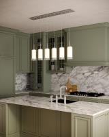 LED Pendant by Kuzco Lighting - Verona Collection, Brushed Nickel Finish - MP41304BN-06