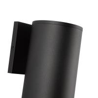 LED Outdoor Wall Sconce by Kuzco Lighting - Lorna Collection, Black Finish - LD4-WS12W24-3036-BK-UNV-010