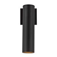 LED Outdoor Wall Sconce by Kuzco Lighting - Lorna Collection, Black Finish - LD3-WS12W18-3036-BK-UNV-010