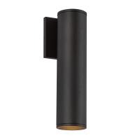 LED Outdoor Wall Sconce by Kuzco Lighting - Lorna Collection, Black Finish - LD3-WS12W18-3036-BK-UNV-010