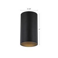 LED Flush Mount by Kuzco Lighting - Lorna Collection, Black Finish - LD4-FM08W20-3036-BK-UNV-010
