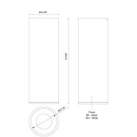 LED Flush Mount by Kuzco Lighting - Lorna Collection, White Finish - LD4-FM12W24-3036-WH-UNV-010