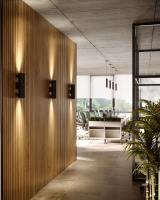 LED Wall Sconce by Kuzco Lighting - Lorna Collection, Black Finish - LD3-UD12W24-3036-BK-UNV-010