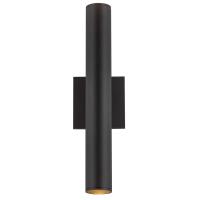 LED Wall Sconce by Kuzco Lighting - Lorna Collection, Black Finish - LD2-UD16W24-3036-BK-UNV-010