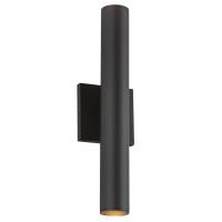 LED Wall Sconce by Kuzco Lighting - Lorna Collection, Black Finish - LD2-UD16W24-3036-BK-UNV-010