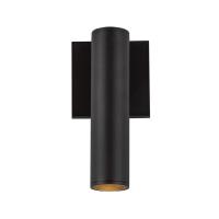 LED Outdoor Wall Sconce by Kuzco Lighting - Lorna Collection, Black Finish - LD2-WS09W10-3036-BK-UNV-010