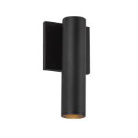 LED Outdoor Wall Sconce by Kuzco Lighting - Lorna Collection, Black Finish - LD2-WS09W10-3036-BK-UNV-010