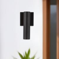 LED Outdoor Wall Sconce by Kuzco Lighting - Lorna Collection, Black Finish - LD2-WS09W10-3036-BK-UNV-010