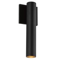 LED Outdoor Wall Sconce by Kuzco Lighting - Lorna Collection, Black Finish - LD2-WS12W12-3036-BK-UNV-010