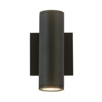 LED Outdoor Wall Sconce by Kuzco Lighting - Nordic Collection, Black Finish - EW262208-BK