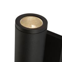 LED Outdoor Wall Sconce by Kuzco Lighting - Nordic Collection, Black Finish - EW262208-BK