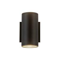 LED Outdoor Wall Sconce by Kuzco Lighting - Nordic Collection, Black Finish - EW264207-BK