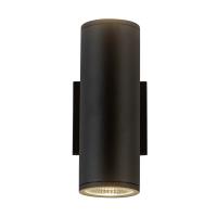 LED Outdoor Wall Sconce by Kuzco Lighting - Nordic Collection, Black Finish - EW264210-BK