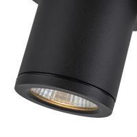 LED Outdoor Ceiling Mount by Kuzco Lighting - Nordic Collection, Black Finish - EC262103-BK