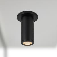 LED Outdoor Ceiling Mount by Kuzco Lighting - Nordic Collection, Black Finish - EC262106-BK