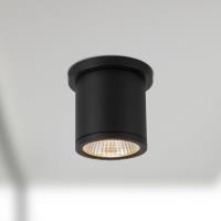 LED Outdoor Ceiling Mount by Kuzco Lighting - Nordic Collection, Black Finish - EC264104-BK
