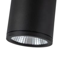 LED Outdoor Ceiling Mount by Kuzco Lighting - Nordic Collection, Black Finish - EC264106-BK