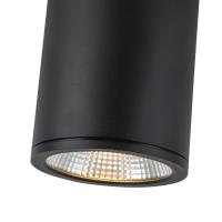 LED Outdoor Ceiling Mount by Kuzco Lighting - Nordic Collection, Black Finish - EC265106-BK