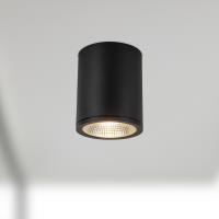 LED Outdoor Ceiling Mount by Kuzco Lighting - Nordic Collection, Black Finish - EC265106-BK